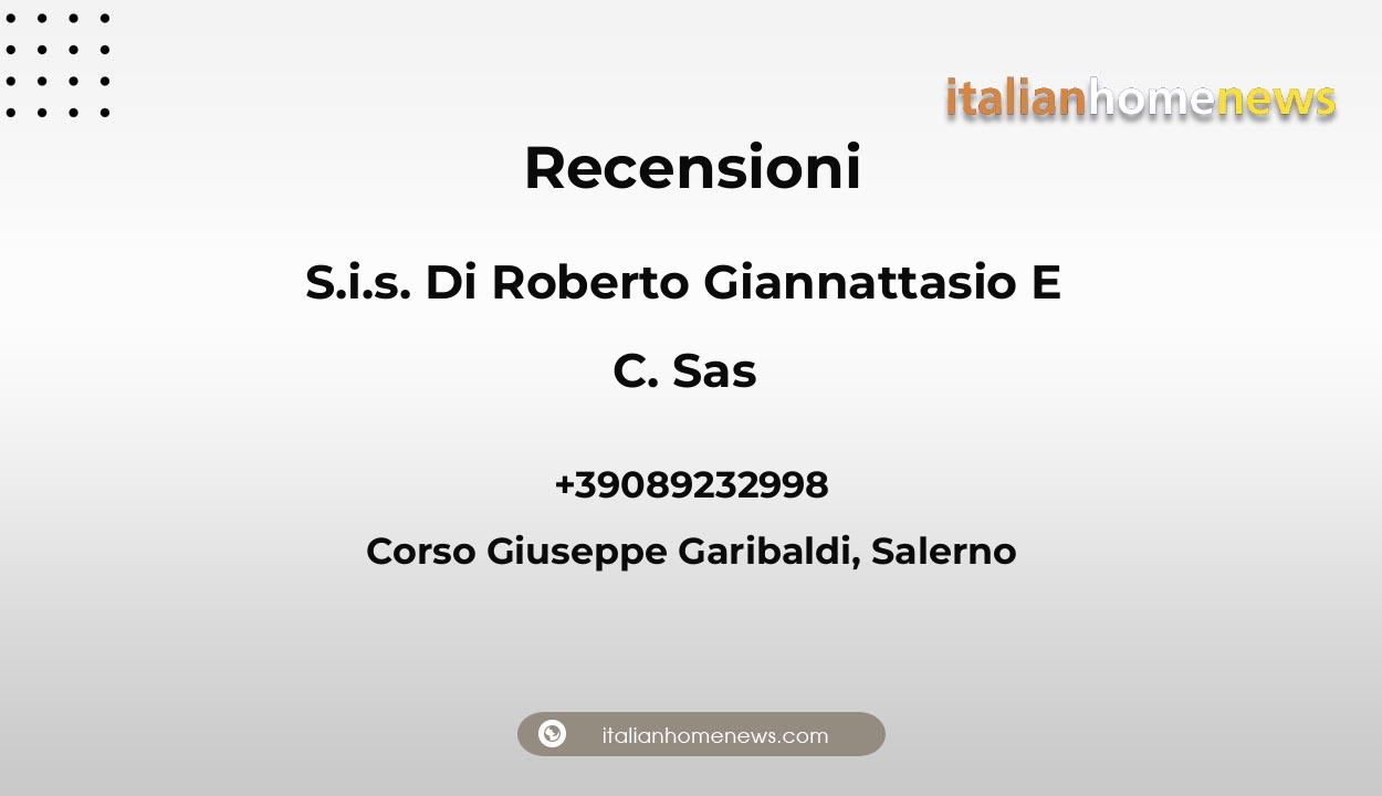 Recensioni di S.i.s. Di Roberto Giannattasio E C. Sas, Salerno